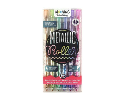 BOLIGRAFO GEL RETRACTIL MOOVING 6CLRS