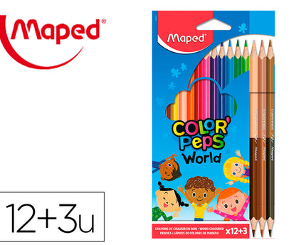 COLORES 12+3 DUO MAPE