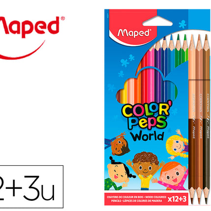 COLORES 12+3 DUO MAPE