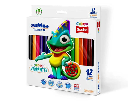 COLORES JUMBO ESCRIBE 12 PZ