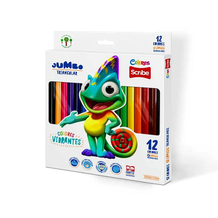 COLORES JUMBO ESCRIBE 12 PZ