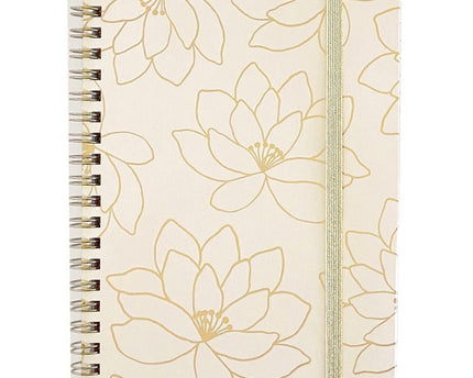 LIBRETA KEEP IT IN LINE ORGANIZED FLORES DORADAS