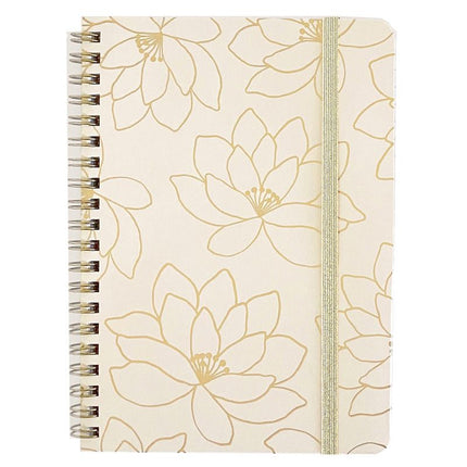 LIBRETA KEEP IT IN LINE ORGANIZED FLORES DORADAS