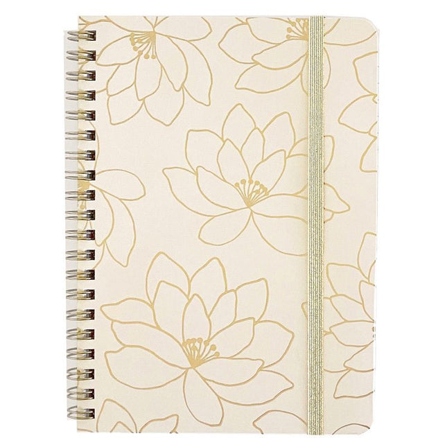 LIBRETA KEEP IT IN LINE ORGANIZED FLORES DORADAS