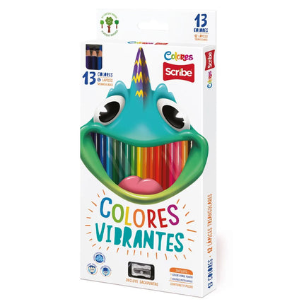 COLORES TRINGULARES 12 PZ ESCRIBE