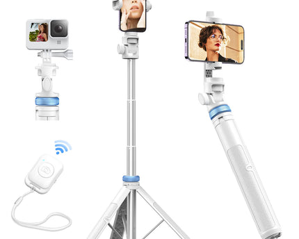 TRIPODE P/ SELFIE 62" CON OBTURADOR REMOTO