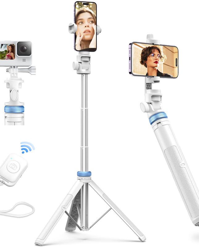 TRIPODE P/ SELFIE 62" CON OBTURADOR REMOTO