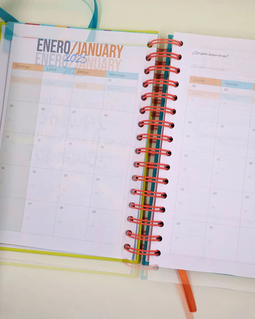 AGENDA TRENDY 2025 CAT ROSADA
