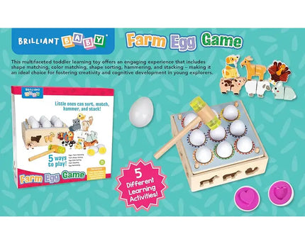 JUEGUETE FARM EGG PULL