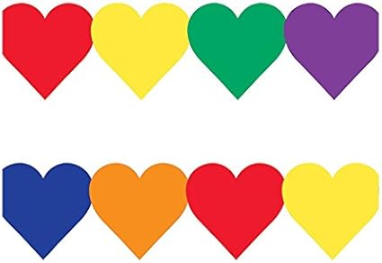 BORDE MULTI-COLOR HEARTS