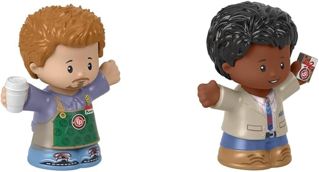 JUGUETE LITTLE PEOPLE FIGURE  CURLY RED HAIR KID AND ORANGE