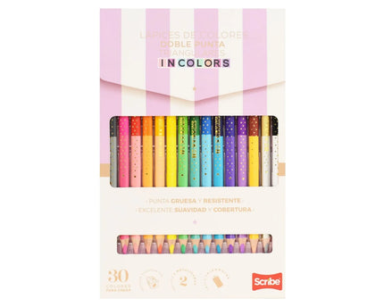 COLORES DOBLE PUNTATRINGULAR 15PZ