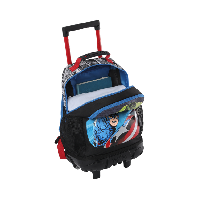 MOCHILA C/RODOS AVENGERS TOTTO PEQ