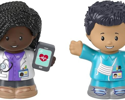 JUGUETE LITTLE PEOPLE FIGURE DOCTOR & NURSE
