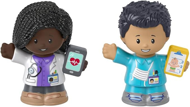 JUGUETE LITTLE PEOPLE FIGURE DOCTOR & NURSE