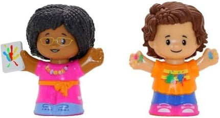 JUGUETE LITTLE PEOPLE FIGURE STUDEN WITT PAINT ON HANDS