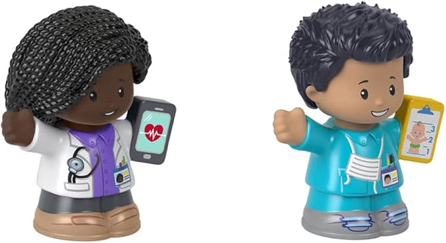 JUGUETE LITTLE PEOPLE FIGURE DOCTOR & NURSE