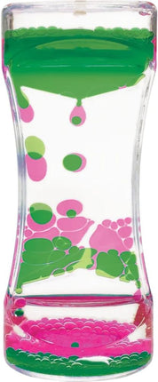 JUGUETE LIQUID MOTION BUBBLER PINK & GREEN