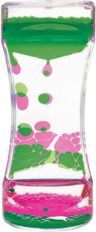 JUGUETE LIQUID MOTION BUBBLER PINK & GREEN