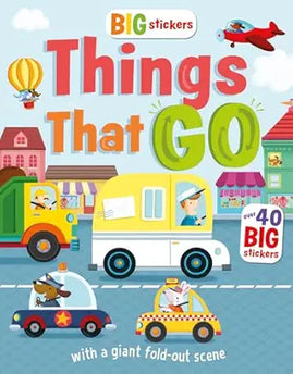 LIBRO BIG STICKERS: THINGS THAT GO