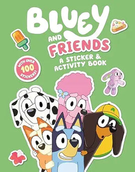 LIBRO BLUEY AND FRIENDS A STICKER & ACTIVITY BOOK