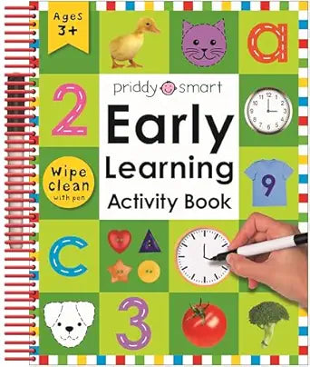 LIBRO EARLY LEARNING WIPE CLEAN ACTIVITY BOOK