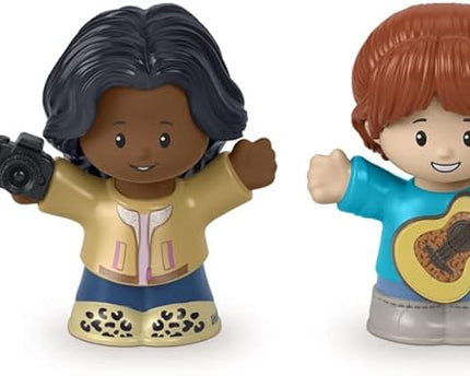 JUGUETE LITTLE PEOPLE FIGURE GUITARIST & PHO-TOGRAPHER