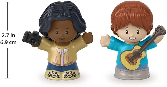 JUGUETE LITTLE PEOPLE FIGURE GUITARIST & PHO-TOGRAPHER