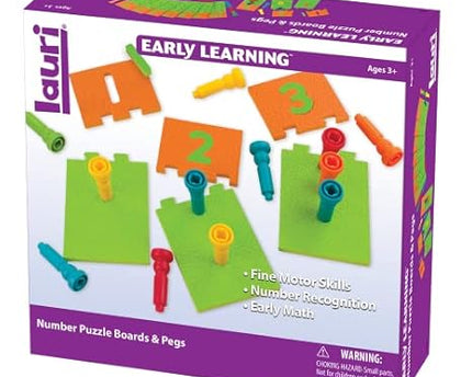 ROMPECABEZA NUMBER BOARDS AND PEGS