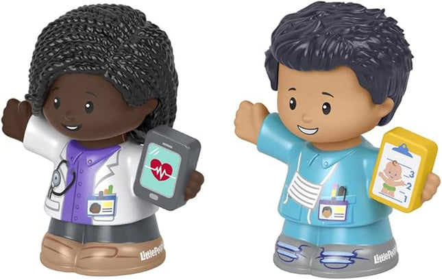 JUGUETE LITTLE PEOPLE FIGURE DOCTOR & NURSE