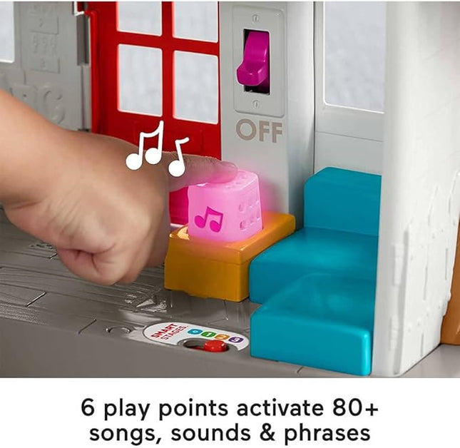 JUGUETE LITTLE PEOPLE BEST FRIEND PLAYHOUSE  WHITE/BLUE