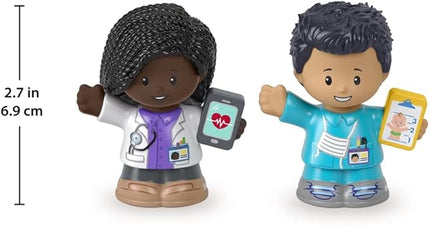 JUGUETE LITTLE PEOPLE FIGURE DOCTOR & NURSE