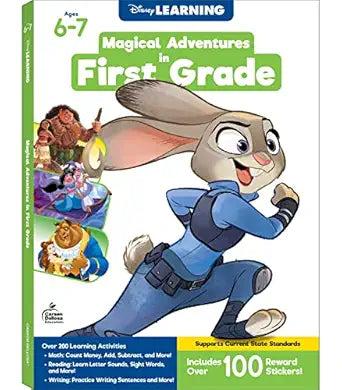 DISNEY LEARNING MAGICAL ADVENTURES FIRST GRADE WB
