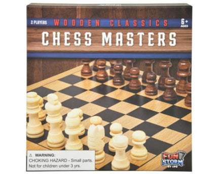 JUEGO SOLID WOOD 10" CHESS