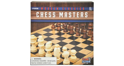 JUEGO SOLID WOOD 10" CHESS