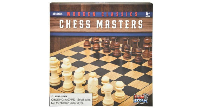 JUEGO SOLID WOOD 10" CHESS