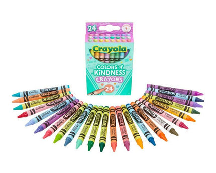 CRAYONES COLORS & KINDNESS 24CLRS