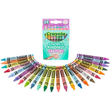 CRAYONES COLORS & KINDNESS 24CLRS