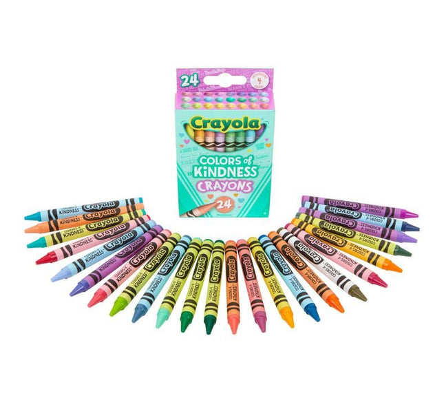 CRAYONES COLORS & KINDNESS 24CLRS