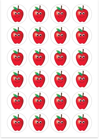 STICKERS HAPPY APPLES