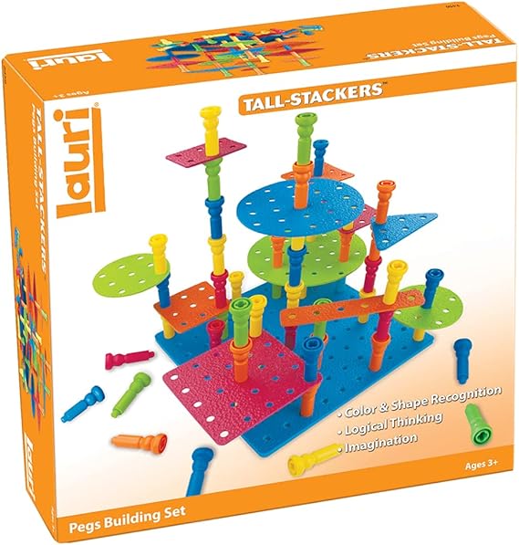 JUEGO TALL STACKERS PEGS BUILDING