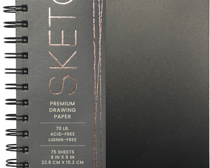 SKETCH BOOK 6X9" 75 HJS STUDIO C