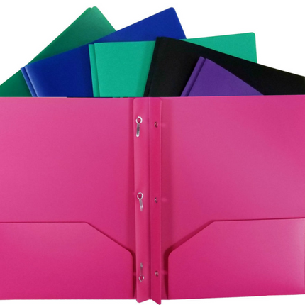 PORTAFOLIO PLASTICO 2 POCKET