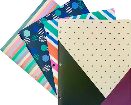 PORTAFOLIO 2 POCKET POLY PRINTED FASHION