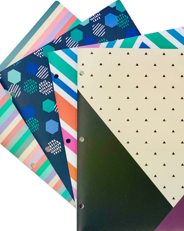 PORTAFOLIO 2 POCKET POLY PRINTED FASHION