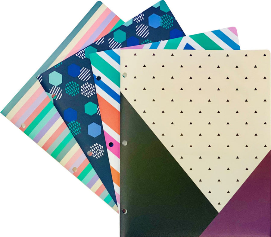PORTAFOLIO 2 POCKET POLY PRINTED FASHION