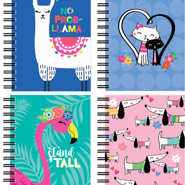 LIBRETA ESPIRAL HAPPY ANIMALS