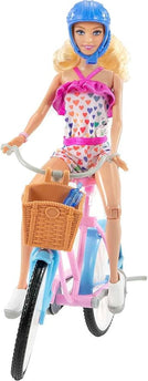JUGUETE BARBIE DOLL & BICYCLE