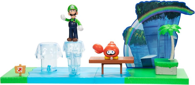 Set de figuras de acción Super Mario Sparkling Waters