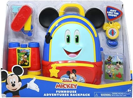 JUGUETE MICKEY MOUSE FUNHOUSE ADVENTURES BACKPACK
